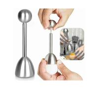 Stainless Steel Egg Shell Opener Boiled Egg Topper Cutter Kitchen Tool