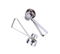 Stainless Steel Egg Topper Cutter Shell Boiled Egg Openers Kitchen ToolSilver2Pcs