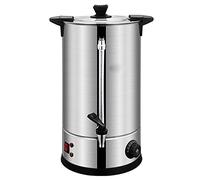 Stainless Steel Electric Hot Water Boiler Catering Urn, Large Capacity Insulated Container, External Water Gauge, Overheating Protection