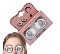 Stainless Steel Eye Roller, Dark Circle Ice Pack, 13x13.5x2cm/5.12x5.31x0.79 inches Ergonomic Cooling Design, Reusable Beauty Tool for Puffiness Relief, Facial Care, Gift for Women