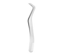 Stainless Steel Eyelash Extension Tweezers - False Lash Applicator Tool With Comb, Precision Eyelash Cluster Placement Tool For Women | Easy Lash Placement Support, Makeup Precision Enhancement, Reusa