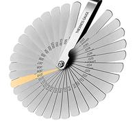 Stainless Steel Feeler Gauge Calibre de espesores,Calibrador de espesores de acero inoxidable, herramienta de medición de espacio métrico e imperial de para medir la Brecha Ancho/Espesor tamaños