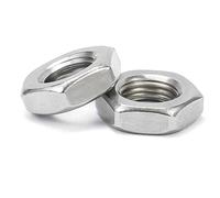 Stainless Steel Fine Thread Thin Nut