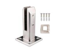 Stainless Steel Floor Standing Stairs Balcony Pool Glass Spigots Post Balustrade Railing Clamp Clips For Home Swimming Pool