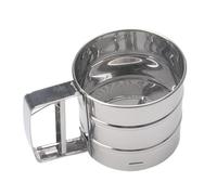 Stainless Steel Flour Sieve, Baking Flour Sieve, taza tipo harina Sieve, harina de sifter for Baking, Reusable Mesh Strainer for Baking, Stainless Steel Powder Sifter for Baking