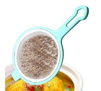 Stainless Steel Food Strainer, Fine Mesh Colander Spoon, Multipurpose Kitchen Sieve Tool, Small Metal Filter for Tea Juice Pasta Rice Washing Draining Home Cooking Use 10.71x5.83in