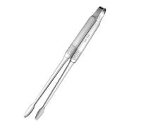 Stainless Steel Food Tongs, Kitchen Clamp Tool, 9.45x10.63 Inches Heat-Resistant Design, Sturdy Cooking Grill BBQ Utensil, Secure Grip for Steak Bread, Serving Cooking Salad Grilling