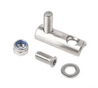 Stainless Steel Front Derailleur Extender 27mm for R8000 | Stainless steel build, 27mm length, raises/lowers derailleur, fits R8000, includes bolt nut gasket