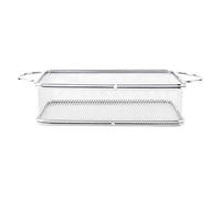 Stainless Steel Fry Basket | Food Grade Mesh Frying Basket for French Fries/Onion Rings/Fried Chicken | Ergonomic Handle, Easy to Maintain (27 * 12 * 6)