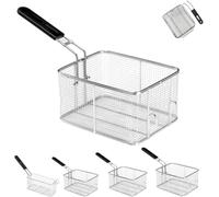 Stainless Steel Fry Basket for Barbecue, Frying Basket Stainless Steel, Fryer Saucepan with Basket, Fryer Basket, Restaurant, Home, Style