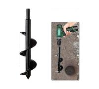 Stainless Steel Garden Drill Auger with Hex Shank - Handheld Planting Tool for Digging & Soil Cultivation