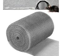 Stainless Steel Garden Mesh | Double Layer Flexible Wire Screen 5in X 19.68-49.21ft Roll | Hole Blocking Mesh For Squirrel, Snail, Prevention | Durable Vent, Fence, And Garden Protection | Rust