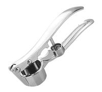 Stainless Steel Garlic Mincer Chopper, 5-In-1 Manual Press And Corer Tool, Handheld Garlic Masher With Ergonomic Grip, Featuring Stainless Material, 6.3x1.97inches