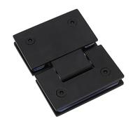 Stainless Steel Glass Shower Door Hinge, 180 Degree Glass Door Hinge Features Spring Mechanism, Frameless Shower Doors Hardware Replacement Part