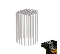 Stainless Steel Gutter Cover - Flexible Opening Drain Filter Guard, Roof Gutter Screen for Leaves, Birds, Animals, Outdoor Use in Garden, Yard, Patio, Driveway, Basement Drenaje Protection