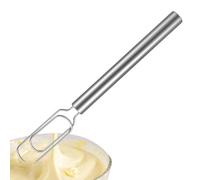Stainless Steel Hand Whisker - Manual Dough Mixing Tool, Ergonomic Stirring Gadget With Strong Wire, Food Grade Metal Blender, Kitchen Helper With Balanced Design, Whisk Tool For Baking Cooking