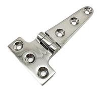 Stainless Steel Hinges - Heavy Duty Door Cabinet Hardware | Resistant Metal Hinges with Screws for Indoor and Outdoor Use, Easy Installation for Doors, Cabinets, Gates, and Furniture