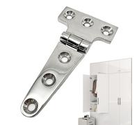 Stainless Steel Hinges - T Type Marine Grade Hardware, Heavy Duty Rust Proof Mounts For Long Lasting Durability And Smooth In Moist Environments | For Cabinet Yacht Kitchen Furniture Entry I