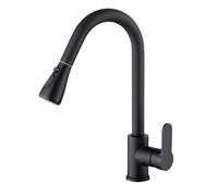 Stainless Steel Hot And Cold Faucets In The Kitchen Can Be Rotated Pulled And Extended For Use In The Kitchen And Bathroom(B)