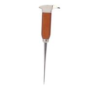 Stainless Steel Ice Pick with Wood Handle | 304 Ice Chipper & Crusher Tool for Bars/Bartenders/Home Kitchens | Efficient Ice Breaking for Drinks & Frozen Foods