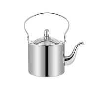 Stainless Steel Kettle, Fine Filter Long Spout Tea Boiler, Durrable Pour Over Coffee Water Kettle For Kitchen Camping Travel Office Home Brewing Hot Water Heating Beverage Preparation Use