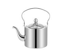 Stainless Steel Kettle, Fine Filter Long Spout Tea Boiler, Durrable Pour Over Coffee Water Kettle For Kitchen Camping Travel Office Home Brewing Hot Water Heating Beverage Preparation Use