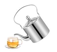 Stainless Steel Kettle - Large Capacity Thickened Tea Kettle With Fine Filter And Long Spout For Coffee Tea And Hot Water Brewing, Durable Stainless Steel Boiler