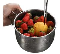 Stainless Steel Kitchen Rack, Kitchen Sink Strainer, Sink Strainer Organizer, Fruit Draining Rack, Space-Saving Sink Strainer Organizer for Fruit, Kitchen Tools, and Easy Cleanup in The Kitchen