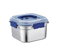 Stainless Steel Lunch Box - 7.87 Inches Airtight Food Containers with Lids for Kids and Adults, Snack and Salad Storage for School, Work, Travel Camping Picnic, Metal Silver, User-Friendly Meal Prep