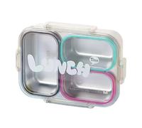 Stainless Steel Lunch Box, Food Storage Bowls, 8.98x6.61in Vacuum Meal Containers, Insulated Portable Snack Boxes, Metal Dining Vessels for School Camping Spring Trip Commuting Picnic Fruits Meat use