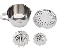 Stainless Steel Manual Citrus Juicer, Professional Multi-Function Juice Squeezer for Oranges, Lemons Heavy Duty Home Bar Tool with Easy-Clean Design