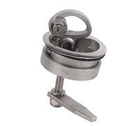 Stainless Steel Marine CAM Latch | Flush Mount Pull Handle for Boat Hatches/RV/Electrical Enclosures | Security Deck Slam Latch with Polished Exterior
