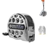 Stainless Steel Measuring Tape Retractable 25ft, With Double-Sided Scale, High-Visibility Waterproof Ruler for Household Agricultural Industrial Woodworking (1pcs)