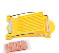 Stainless Steel Meat Slicer - Handheld Tomate Aguacate Cheese Slicer | Manual Food Cutter For Hot Dogs Ham Kitchen Prep, Quick And Even Thickness Control Tool For Daily Cooking At Home Or Camping