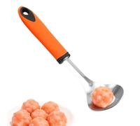 Stainless Steel Meatball/Fish Ball Maker Spoon - Home Kitchen Tool for Shap | Stainless Steel Meatball Maker Spoon for Mashed Potatoes Breakfast Cooking Food Prep Thanksgiving Holiday