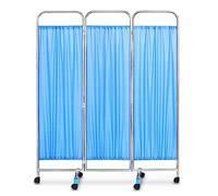 Stainless Steel Medical Privacy Screen, Foldable Privacy Curtains,With Pulley Can Be Moved,Foldable Storage, Suitable For Emergency Room, Ward, Icu Monitoring Room Divider, LJJY-KK, a, 3