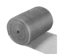 Stainless Steel Mesh Roll - Double Layer Wire Netting, Flexible Screen Barrier, Metal Hole Filling Cover Supporting Opening Protection Applications, Ventilation Guarding Material Featuring Fine Grid