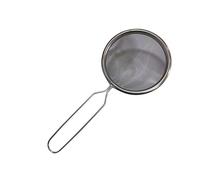 Stainless Steel Mesh Strainer - 5.3" Spider Strainer Skimmer Spoon With Handle | Flour Sifter Tool | Fine Sieve For Powdered Sugar Rice Tea | Ergonomic Handle Dishwasher Safe Skimmer Style Home Restau