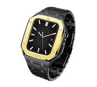 Stainless Steel Metal Watch Case And Band Bezel Modification Kit Set，For Band Series 9 8 7 45mm 6 5 4 SE 44mm Series Upgrade Refit Watch Strap