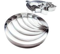 Stainless Steel - Mexican Bread Hog Conch Two Sided Cutter | Durable Stainless Steel With Fondant Design, Cutter Molds For Baking Cake Craft Pastry Tray