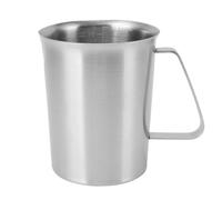 Stainless Steel Milk Frothing Pitcher, With Handle, Measuring Cup With Scale for Home Office