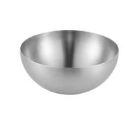 Stainless Steel Mixer Bow, Cuenco de mezcla de acero inoxidable for ensalada, sopa, fideos, Ramen, fruta, preparación de alimentos, vajilla de cocina, diseño dorado multiusos duradero, 1 ud.(Silvery)