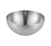 Stainless Steel Mixer Bow, Cuenco de mezcla de acero inoxidable for ensalada, sopa, fideos, Ramen, fruta, preparación de alimentos, vajilla de cocina, diseño dorado multiusos duradero, 1 ud.(Silvery)