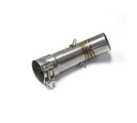 Stainless Steel Motorcycle Exhaust Escape Middle Link Pipe 51mm For Yamaha For FZ8 FZ8N For FZ8S For FZ800 Fazer 2010-2015,Replacement Part