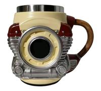 Stainless Steel Mug, Double Wall Insulated 3D Drink Cup for Hot Cold Beverages Travel Hiking Camping, Temperature Retention Design, Reusable Drinkware Cup for Office Home Men Women Gift