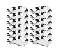 Stainless Steel Oyster Shells, Oyster Grill Pan, Stackable Serving Tray, 4,72 x 3,07 pulgadas Set of 12 Baking Dishes, Kitchen Cooking Metal Dish, Ideal para mariscos, Clams and Scallops