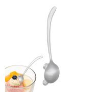Stainless Steel Panda Spoon - 304 Stainless Steel 16.3x3.5cm | Cute Household Charming Design, Flatware Utensils, Polished Appearance For Ice Cream Dessert, Weddings Parties, Breakfast Lunch Dinner