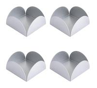 Stainless Steel Paper Towel Holder - Square Vertical Napkin Dispenser Modern Tabletop Tissue Stand Servilleteros(Silver)