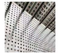 Stainless Steel Perforated Metal Plate,10mm Hole Distance Decorative Mesh Sheets,304 Sheet Screen(45x100cm)