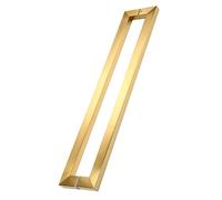 Stainless Steel Pipe Push Pull Bar Handle,Waterproof Shower Door Pull Handle, Office, Home, Shop, Customizable Door Handle Hardware, Fittings(Gold,120cm/47.2in)